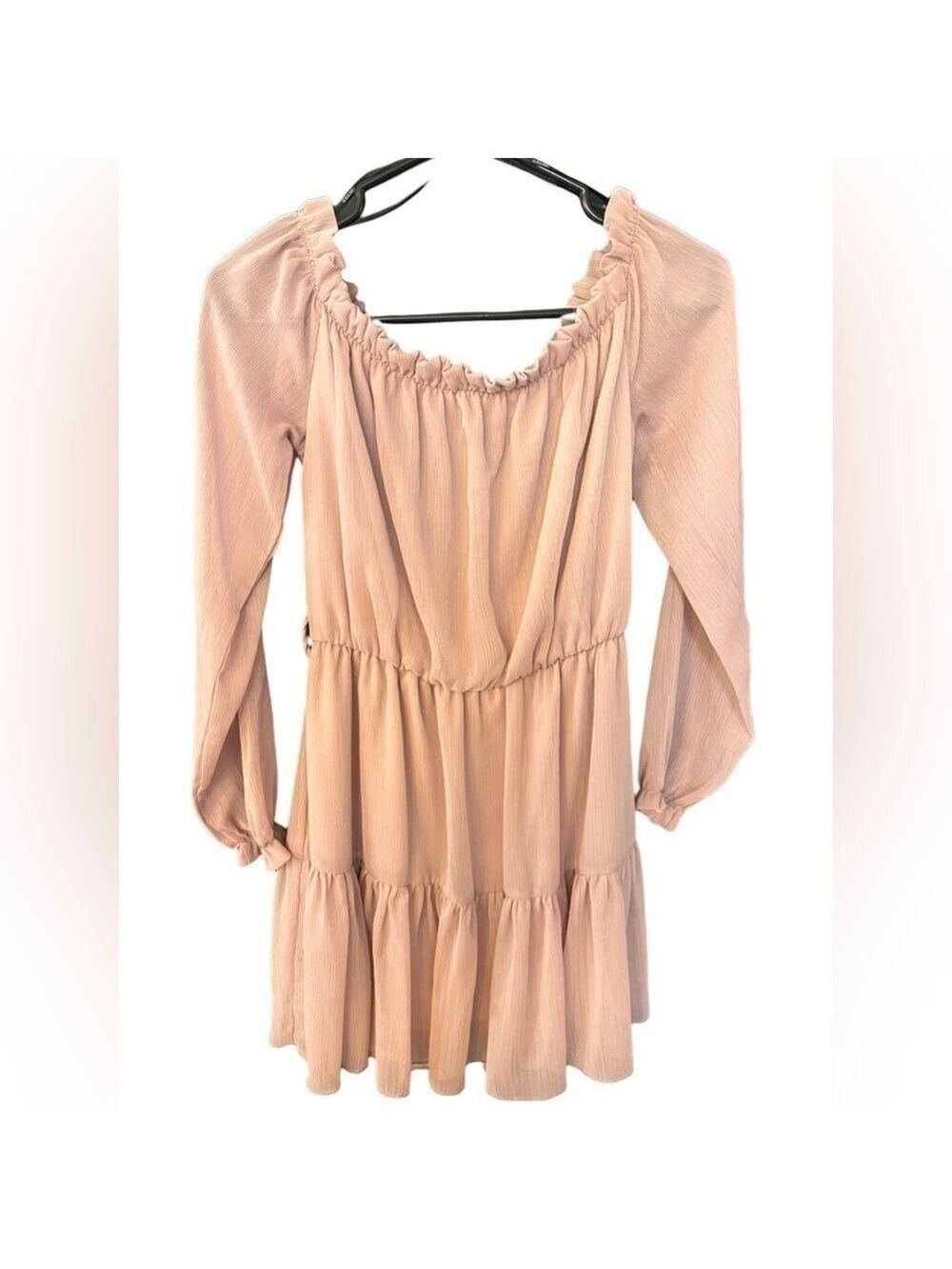 Forever 21 size small ruffled long sleeve mini dress